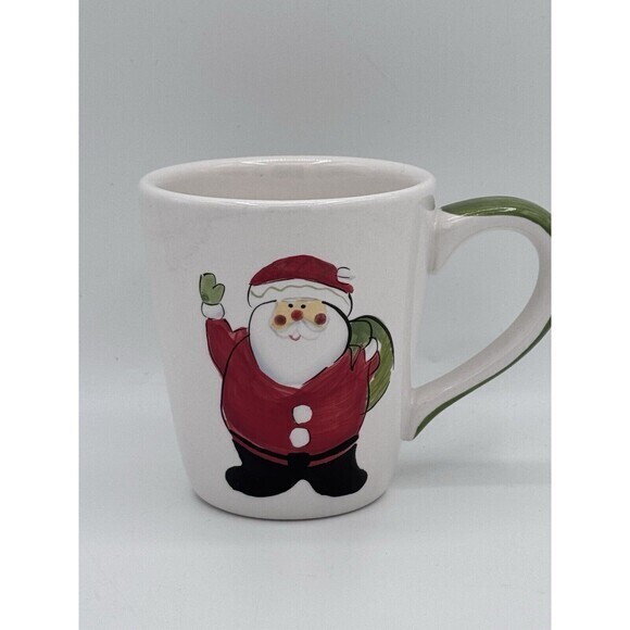 Target Home Santa Claus Christmas Mug Cup Hand Painted Holiday Decor - Picture 1 of 5